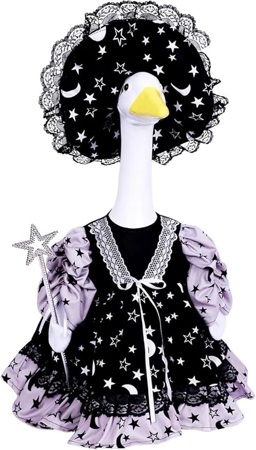 AZYM 3-Pcs Halloween Goose Outfit – 23" Yard Decor