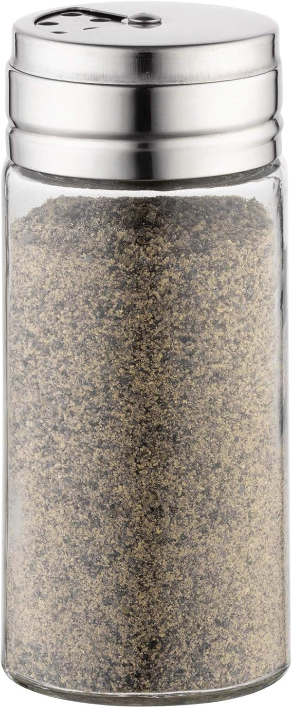 Fox Run Glass Spice Jar with Shaker Lid, 6 oz (1 Pack)