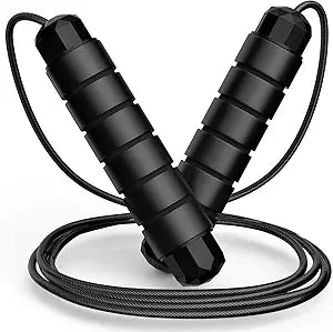 Speed Jump Rope with Foam Handles for Fitness & Workout