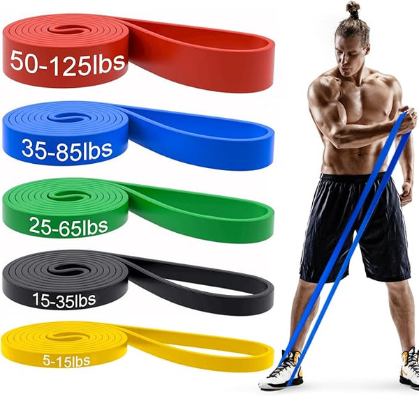 Pull Up & Resistance Bands Set for Training and Exercise